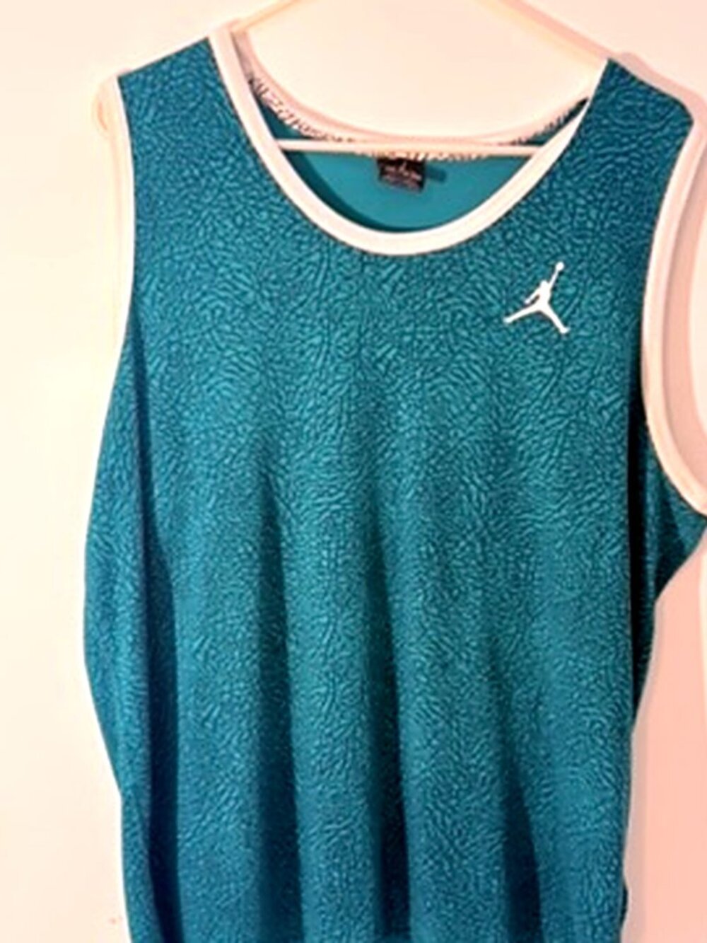 Jordan Jumpman Elephant Print Tank Top Men's XXL Teal